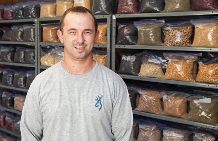 Products stored at the Pleasant Grove Farms mill